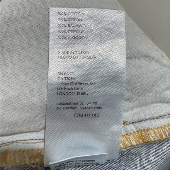 Free People With The Band Distressed Straight Leg Jeans High Rise Size 26 - Picture 8 of 12